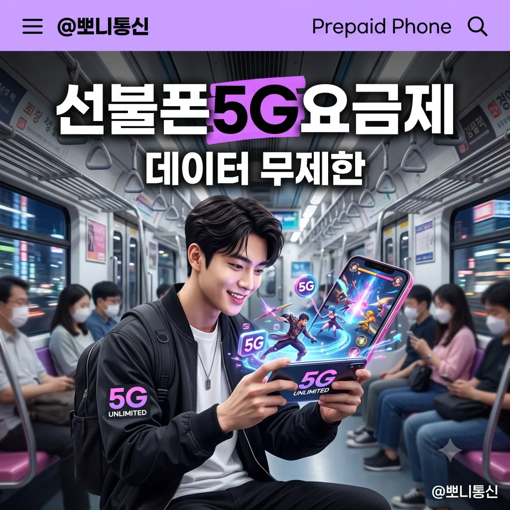 선불폰 5G요금제 안내